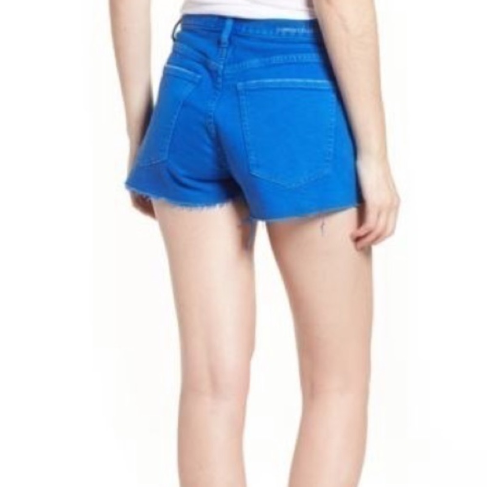 Bright Blue Women's Denim Cutoff Shorts
